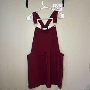 EUC | Full Circle Trends | Overall Dress | Burgundy / Maroon | Soft Fabric | XL